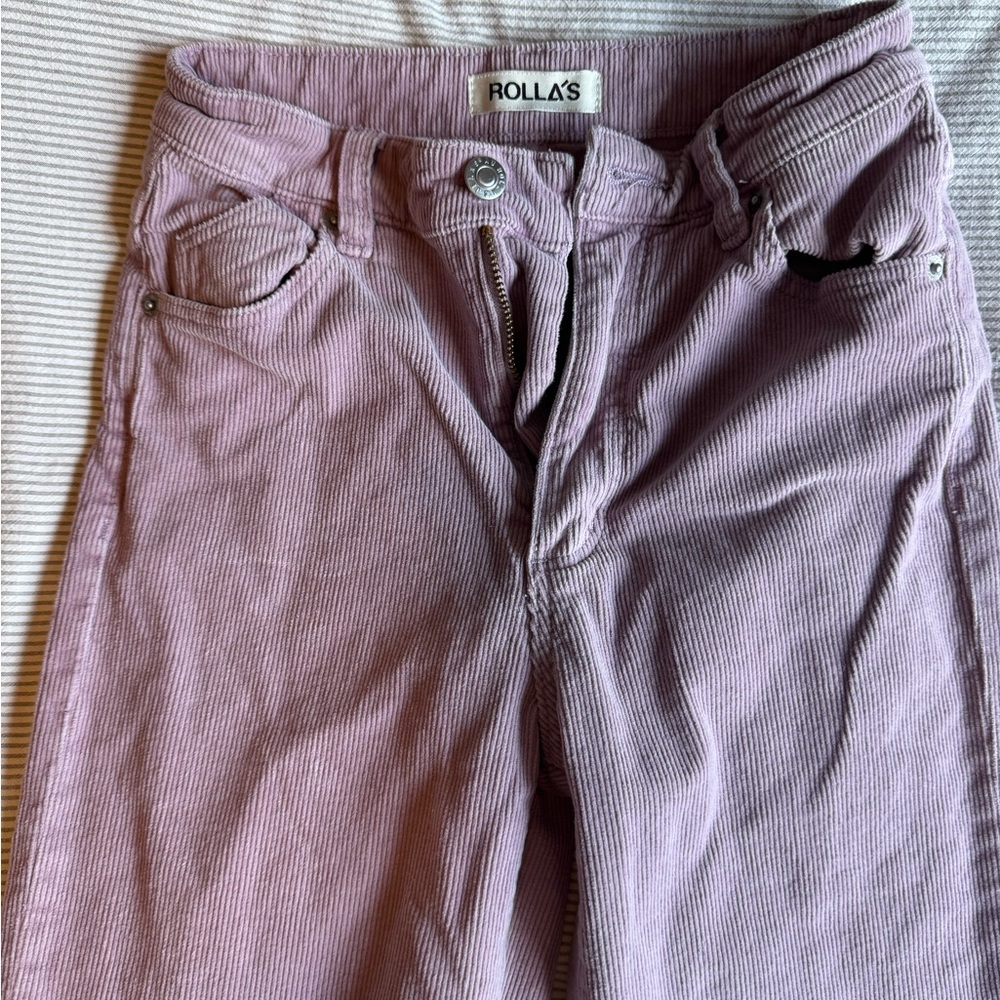 ROLLA'S Women's Pink Jeans size 25 corduroy